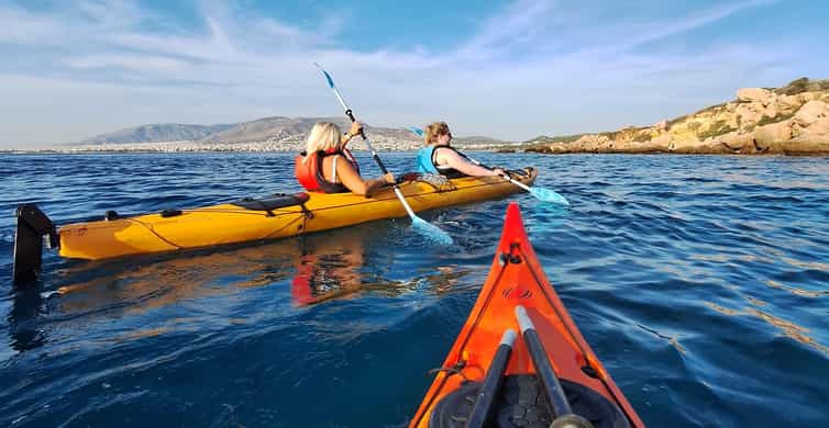 Athens: Sea Kayak Sunset Tour