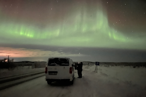 Excursion en minibus dans le parc national d'Abisko pour observer l'aurore boréale