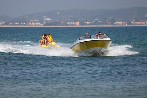 Hurghada: Mergulho com snorkel, observação de golfinhos e diversão com banana boat