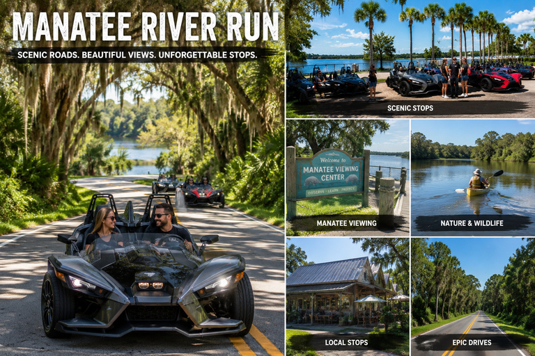 Orlando: Scenic Slingshot Manatee River Run- Curated Ride