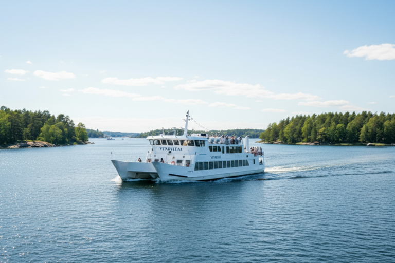 Stockholm : croisière guidée dans l'archipel avec fika suédois