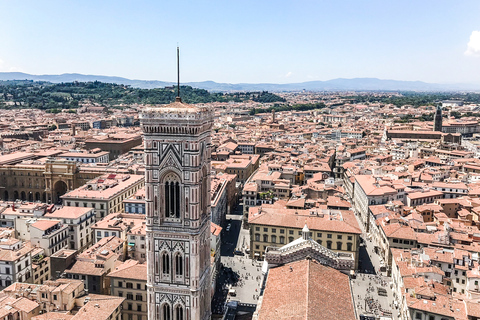 Firenze: Ingresso della cattedrale con cupola e campanileBiglietti di ingresso con 2 audioguide basate su App