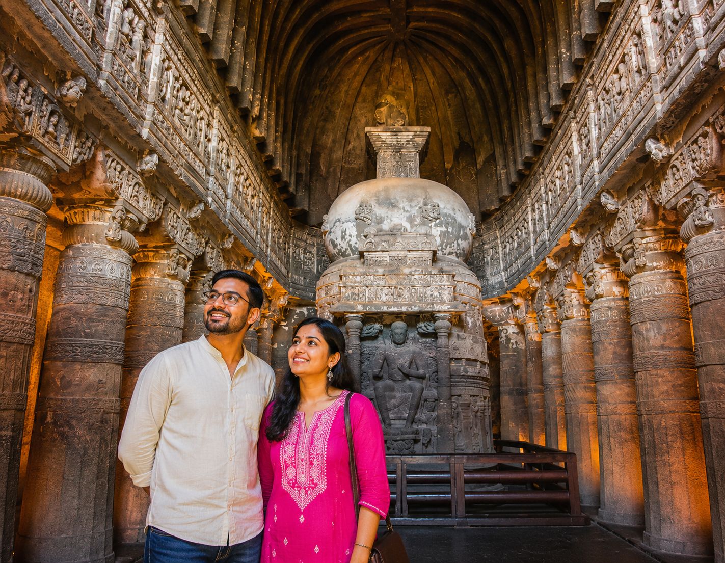 Ab Aurangabad: 2-tägige private Tour zu den Ajanta- und Ellora-Höhlen
