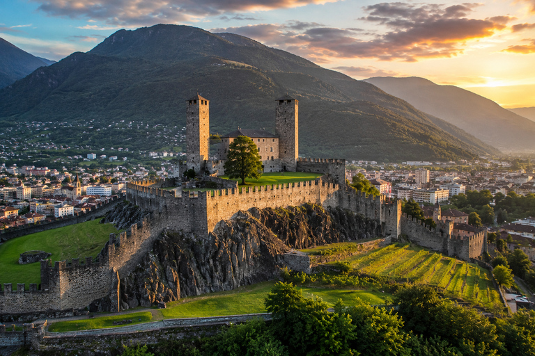 From Basel: Private Day Trip to Gotthard Pass & Bellinzona