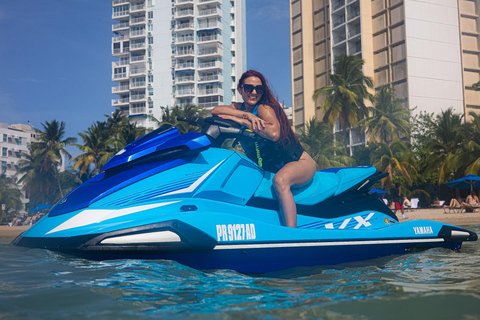 Puerto Rico: Isla Verde Deluxe Fleet Jet Ski Experience Jet Ski Rental - 30 minutes