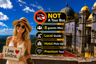 Tour per piccoli gruppi: Sintra, Palácio da Pena, Regaleira e Cascais