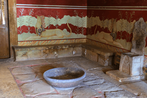 From Rethymnon: Day Trip to Knossos Palace & Heraklion City From Rethymnon: Knossos Palace and Heraklion Day Trip