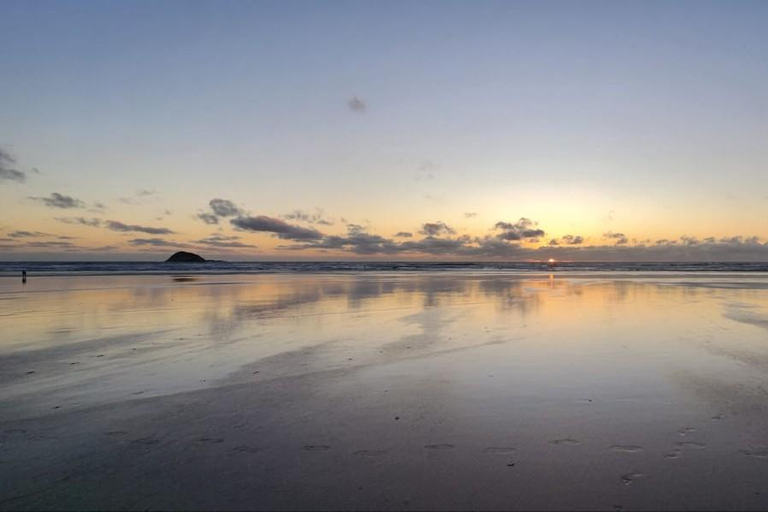 West Auckland : Coucher de soleil avec piscine thermale et vue nocturne