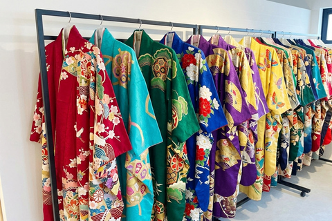 Tokyo: Asakusa Kimono Rental with Hairstyling & Photoshoot Female Basic Packages