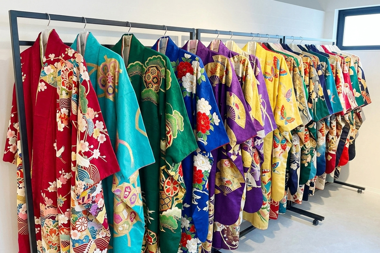 Tokyo: Asakusa Kimono Rental with Hairstyling & Photoshoot Female Basic Packages