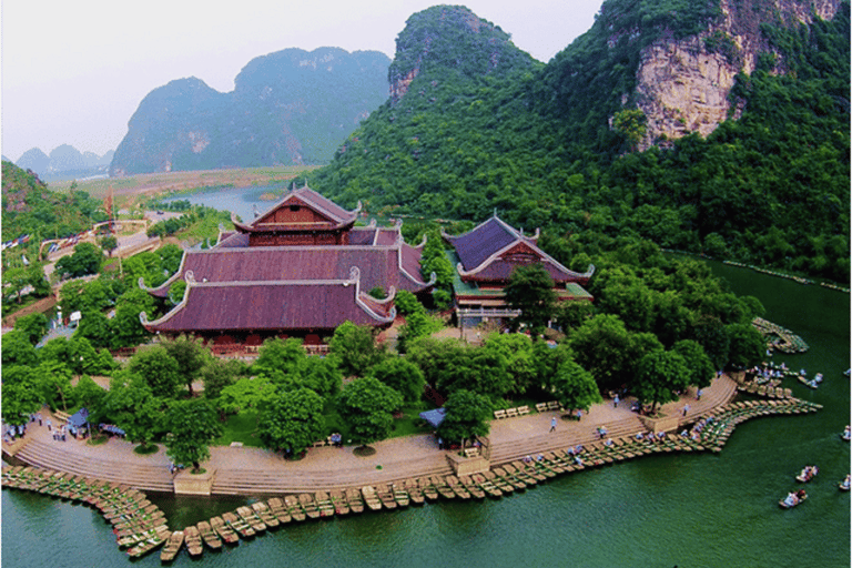 Całodniowa wycieczka Trang An Boat, Bai Dinh Pagoda i Mua Cave