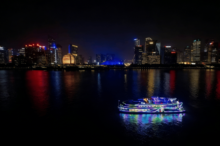 Hangzhou Qiantang River Night Cruise(Ticket) First Deck: Luxury Hall Seating