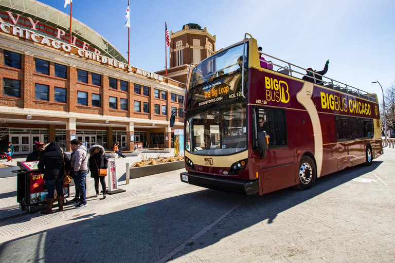 Chicago: tour con paradas libres de 2 días y entrada a 360 CHICAGOExcursión de 2 días en Big Bus más Entrada General 360 CHICAGO