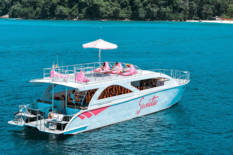 Phuket:Phi Phi, Bamboo, Maiton&Maya Bay Speed Catamaran tour Meeting Point Excluding National Park Fee