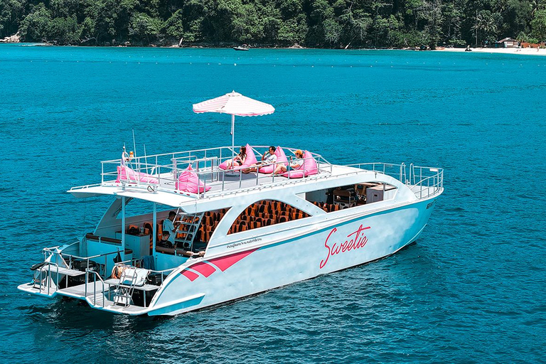 Phuket:Phi Phi, Bamboo, Maiton&Maya Bay Speed Catamaran tour Meeting Point Excluding National Park Fee