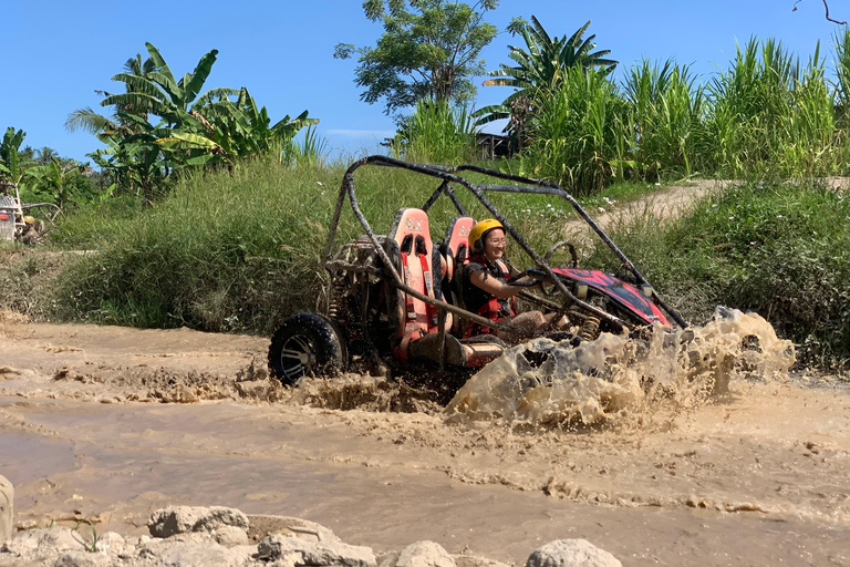 Bali: Blue Lagoon Snorkeling, Zipline, and UTV Buggy Tour Single Buggy, Zipline and Snorkeling with Transfer