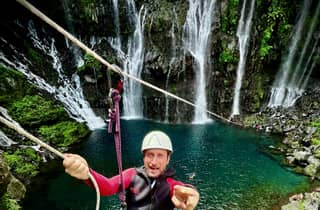 Réunion: Canyoning am Fluss Langevin - Spaß & Wasser