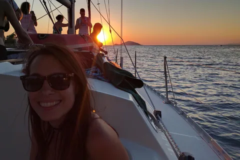 Kassandra: Sunset Sailing Boat Tour of Secluded Coves