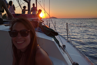Kassandra: Sunset Sailing Boat Tour of Secluded Coves