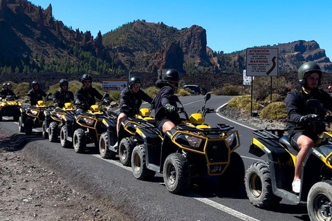 Guided excursion to Teide on quad bike offroad path included