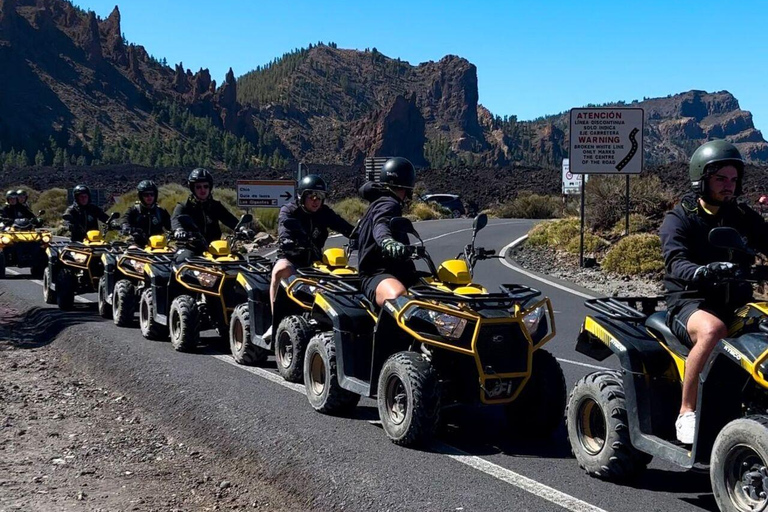 Teneriffa: Guidad offroad-tur med fyrhjuling på Mount TeideQuad för två personer