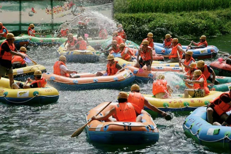Guilin: Twelve Beaches Rafting Ticket With Optional Guide Adult Ticket + English-speaking local guide service