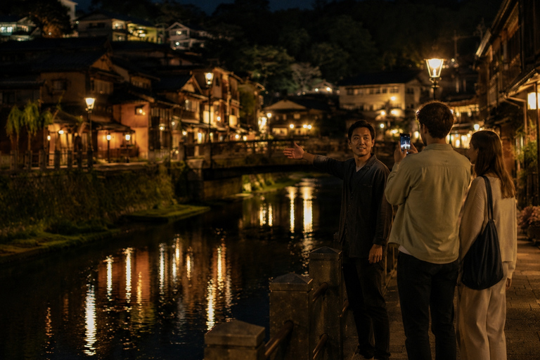 Kanazawa: Nishi Chaya & Riverside Night Photo Walk