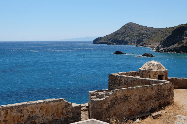 From Heraklion: Spinalonga All-Inclusive BBQ Cruise & Guide Italian Language