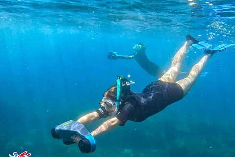 Nerja-Maro: Snorkeling & Sea Scooter Nerja: Maro-Cerro Gordo Boat Tour w Snorkeling & Sea Scooter