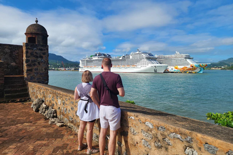 Puerto Plata: Monkey home, Damajagua Waterfalls & City Tour