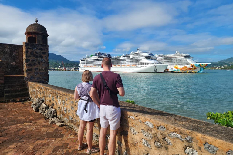 Puerto Plata: Monkey home, Damajagua Waterfalls & City Tour