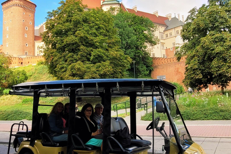 Krakow: City Sightseeing Tour by Electric Buggy Golf Cart Small group tour from the meeting point