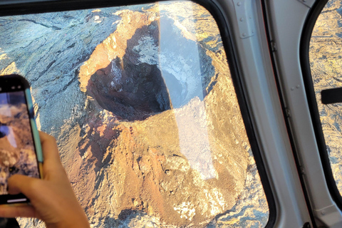 Reykjavik : visite touristique de 45 minutes du volcan en hélicoptère