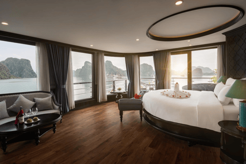 Hanoi: 2-Day Halong-Lan Ha Bay BEST SELLER 5* cruise balcony