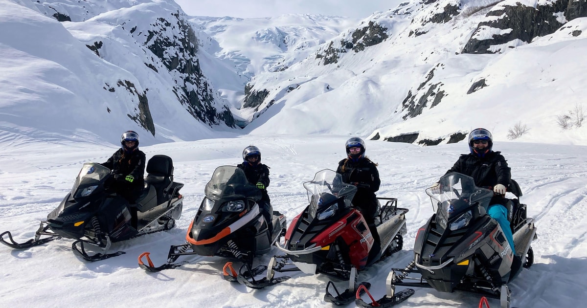 Seward Kenai Fjords National Park Guided Snowmobiling Tour GetYourGuide