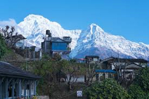 Da Pokhara: Tour di 1 giorno e 2 notti a Ghandruk in jeep 4w