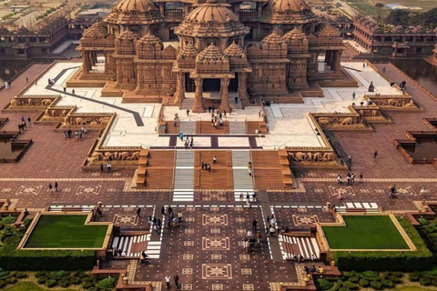 Delhi: Akshardham Temple Tour with Light and Water Show Akshardham Temple Day Guided Tour Without Water & Light Show