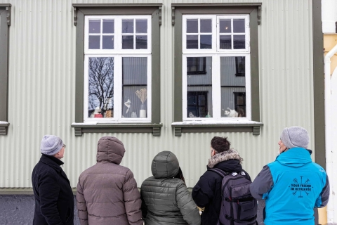 Reykjavik: piesza wycieczka po mieście skoncentrowana na kotach