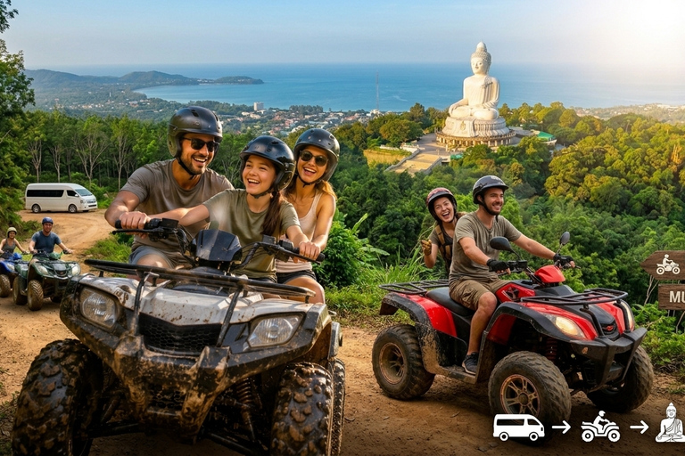 Phuket: Ride ATV Adventure & Big Buddha Phuket: Big Buddha Ride ATV Adventure 1.5 Hours