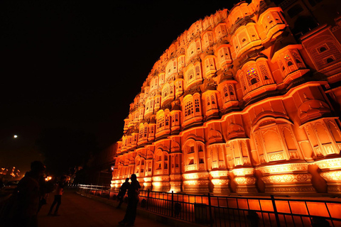 Jaipur: Private Evening Tour with Sunset at Nahargarh FortTour by Tuk Tuk