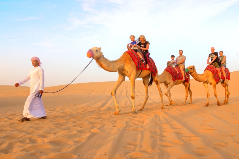 Vanuit Abu Dhabi: woestijnsafari met dunebashenAvond Safari met deelauto