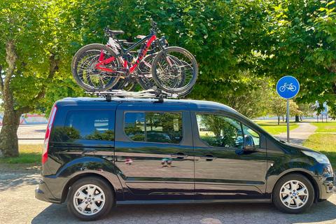 Santiago de Compostela: Private Transfer to Oporto Santiago de Compostela: Private Transfer to Oporto w/ Bikes