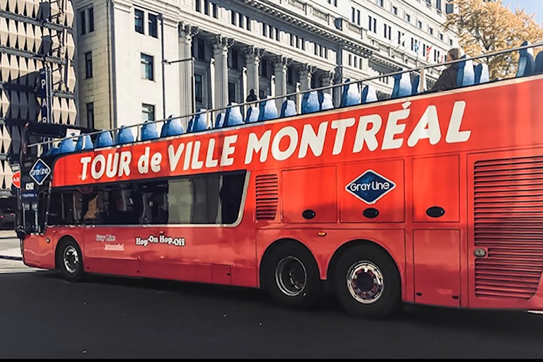 Montreal: Wycieczka autobusem piętrowym hop-on hop-off2-godzinna wycieczka nocna