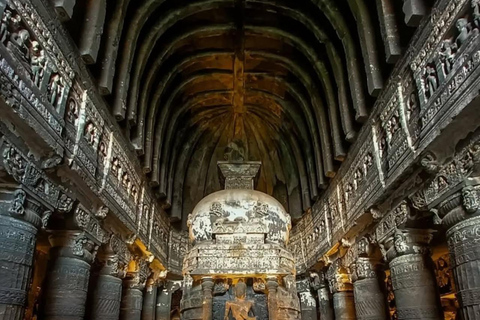 Ajanta & Ellora Caves + Mumbai Highlights 2 Day Private Trip Ajanta & Ellora Caves + Mumbai Highlights Without Flight
