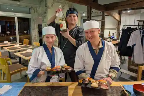 Sushi Making Class of Mt. Fuji near Arakurayama sengen park