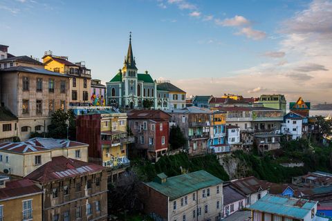 Santiago: Valparaiso en Vina del Mar Dagvullende Tour