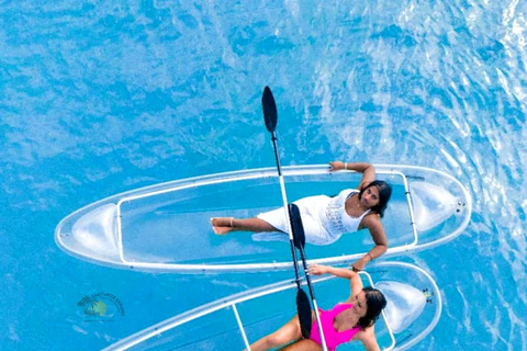 Zanzibar: Transparent Kayak Adventure with Drone Footage Transparent Kayak Adventure with Drone (Pickup included)