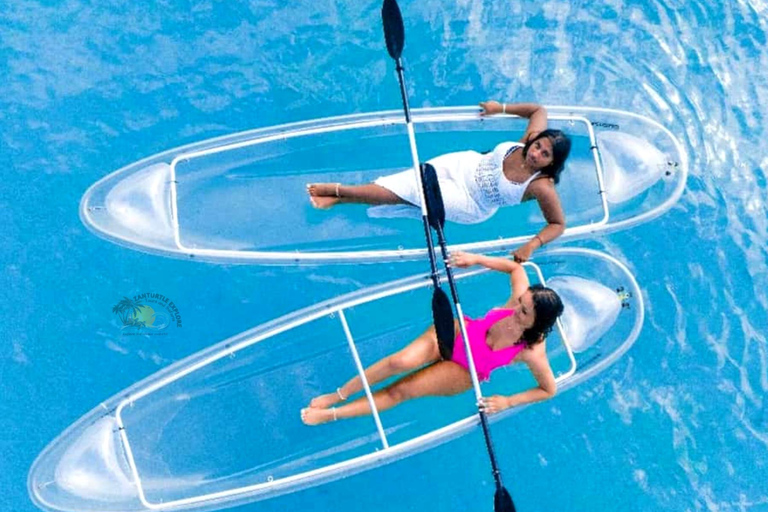 Zanzibar: Transparent Kayak Adventure with Drone Footage Transparent Kayak Adventure with Drone (Pickup included)