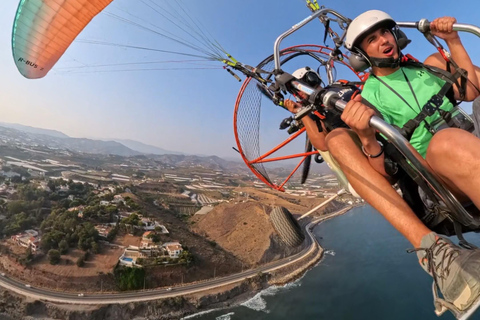 Paratrike flight in Malaga