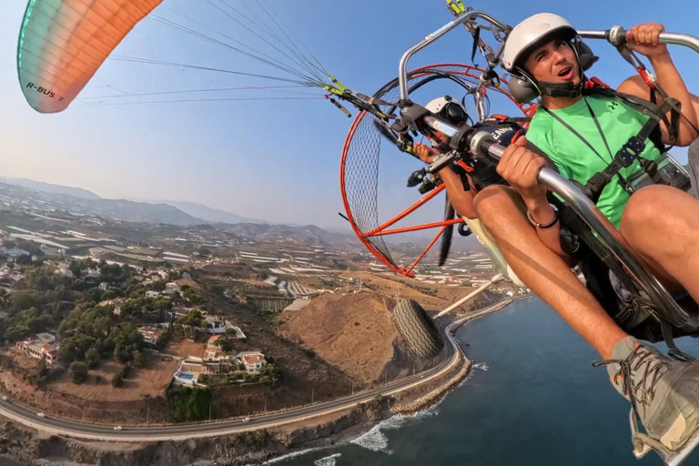 Paratrike flight in Malaga